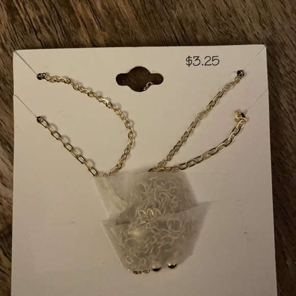 NWT Unique Designs 2 Gold Heart Necklaces: J - Picture 11 of 12